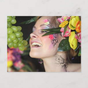 Lebendbüffet - Lebendbüffet für den Körper Postkarte