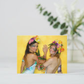 Lebendbüffet - Lebendbüffet für den Körper Postkarte (Stehend Vorderseite)