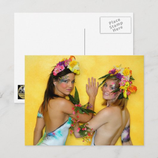 Lebendbüffet - Lebendbüffet für den Körper Postkarte (Vorne/Hinten)