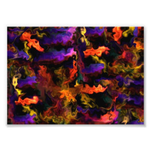 Lebende Abstrakte Heilsegmente 55,4 Fotodruck