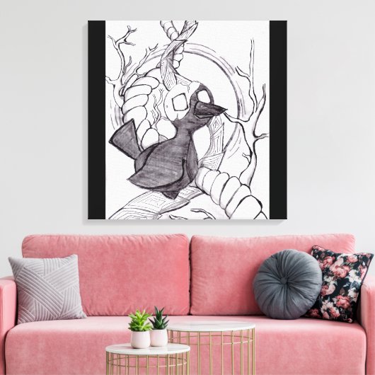 Lebende Baumreihe Leinwanddruck (Insitu (Wohnzimmer))