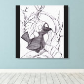 Lebende Baumreihe Leinwanddruck (Insitu (Holzboden))