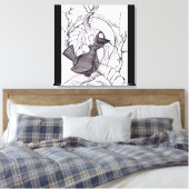 Lebende Baumreihe Leinwanddruck (Insitu (Schlafzimmer))