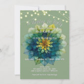 Lebende Blätter | Mandala Einladung (Vorderseite)