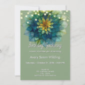 Lebende Blätter | Mandala Einladung (Vorderseite)