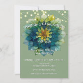 Lebende Blätter | Mandala Einladung (Vorderseite)