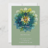 Lebende Blätter | Mandala Einladung (Rückseite)