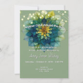 Lebende Blätter | Mandala Einladung (Vorderseite)