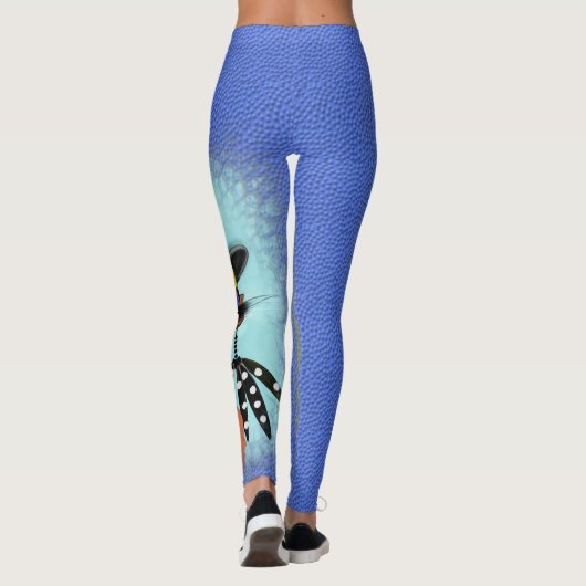 Lebende FarbLeggings Leggings (Rückseite)