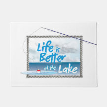 Lebende Fußmatte des Sees