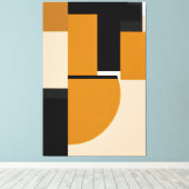 Lebende Geometrie Leinwanddruck (Insitu (Holzboden))