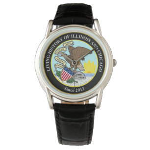 Lebende Geschichte von Illinois- und Armbanduhr