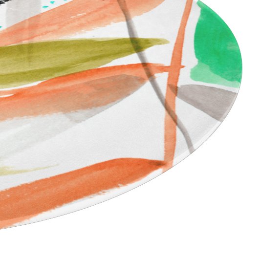 Lebende Grenzen II Schneidebrett (Ecke)