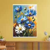 lebende Helligkeit Panel R Leinwanddruck (Insitu (Wohnzimmer))