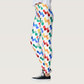 Lebende Kaleidoskop-Leggings Leggings (Links)