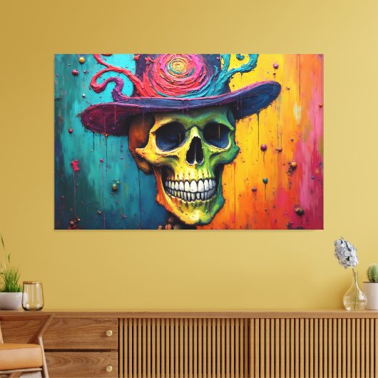 Lebende Knochen Leinwanddruck (Insitu (Wohnzimmer))