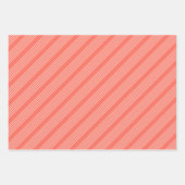 Lebende Korallen mit fünf Streifen Geschenkpapier Set (Vorderseite 2)