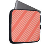 Lebende Korallen mit fünf Streifen Laptopschutzhülle (Vorne Rechts)