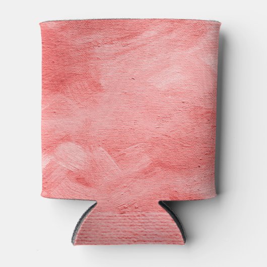 Lebende Korallen, Öl Farbe Textur. Dosenkühler (Vorderseite)