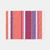 Lebende Korallen, rot und violett Fleecedecke (Vorderseite (Horizontal))