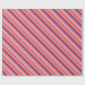 Lebende Korallen, rot und violett Geschenkpapier (Flach)