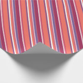 Lebende Korallen, rot und violett Geschenkpapier (Ecke)