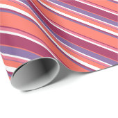 Lebende Korallen, rot und violett Geschenkpapier (Rolleneckpunkt)