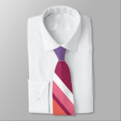 Lebende Korallen, rot und violett Krawatte (Gebunden)