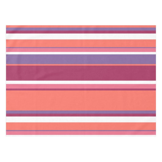 Lebende Korallen, rot und violett Tischdecke (Vorderseite (Horizontal))