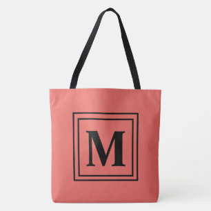 Lebende Korallenfarbe des Jahres Tasche