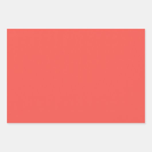 Lebende Korallenfarbe Geschenkpapier Set (Vorderseite 2)