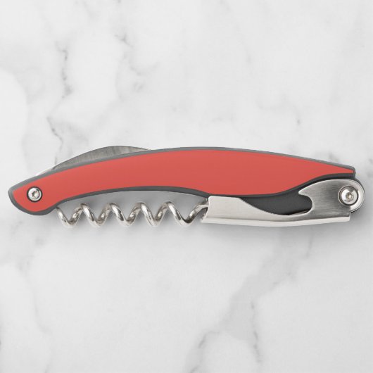 Lebende Korallenfarbe Kellnermesser (Rückseite)