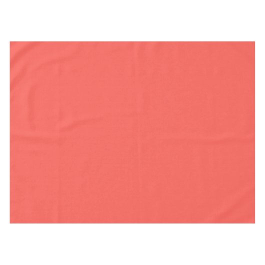 Lebende Korallenfarbe Tischdecke (Vorderseite (Horizontal))