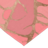 Lebende korallenrote Beschaffenheit Tischdecke (Schrägansicht)