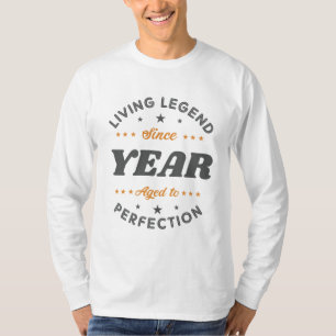 Lebende Legende Geburtstagsgeschenk PERSONALISIE T-Shirt