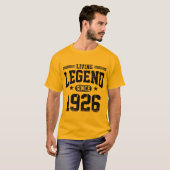 Lebende Legende seit 1926 T-Shirt (Vorne ganz)