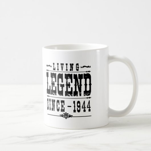 Lebende Legende seit 1944 Kaffeetasse (Rechts)