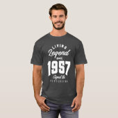 Lebende Legende seit 1957 T-Shirt (Vorne ganz)