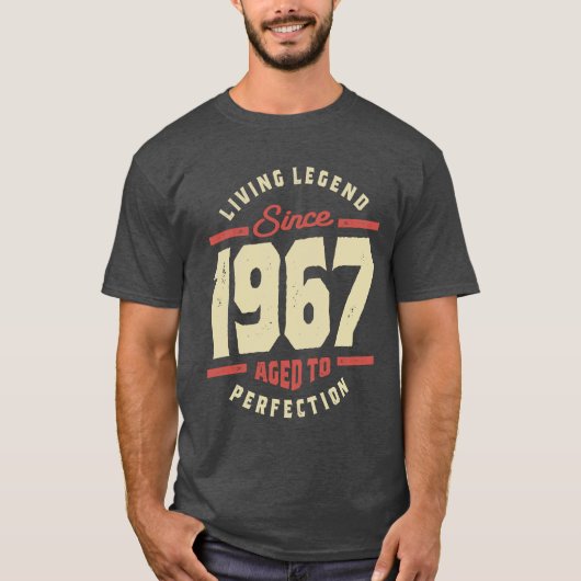 Lebende Legende seit 1967 56. Geburtstag T-Shirt (Vorderseite)