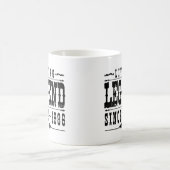 Lebende Legende seit 1986 Kaffeetasse (Mittel)
