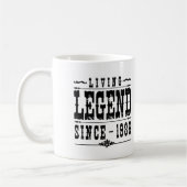 Lebende Legende seit 1986 Kaffeetasse (Links)