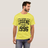 Lebende Legende seit 1996 T-Shirt (Vorne ganz)