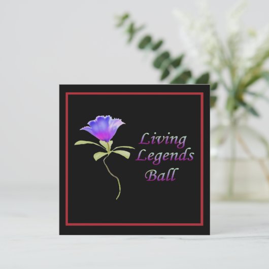 Lebende Legenden - Einladung (Stehend Vorderseite)