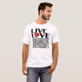 LEBENDE LIEBE PITCH PERFEKT T-Shirt (Vorne ganz)