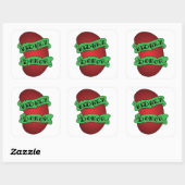 Lebende Niere Donor Tattoo Quadratischer Aufkleber (Blatt)