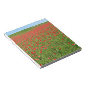 Lebende Poppies! Notizblock (angewinkelt)
