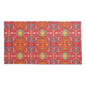 Lebende rote Fischernetze L-Größe Kissenbezug (Rückseite)