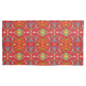 Lebende rote Fischernetze L-Größe Kissenbezug (Vorderseite)