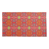 Lebende rote Fischernetze M-Größe Kissenbezug (Rückseite)