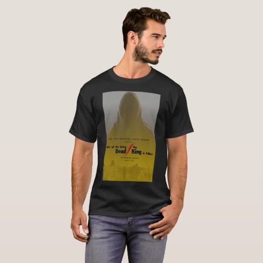 Lebende Tote/König in Gelbschwanzfiguren T - Shirt (Vorne ganz)